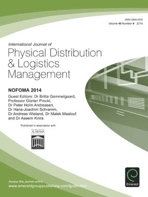 cover image of International Journal of Physical Distribution & Logistics Management, Volume 45, Issue 4